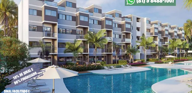 Flat com 3 Quartos à venda, 87m² no , Ipojuca