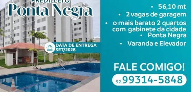 Apartamento com 3 Quartos à venda, 56m² no Parque 10 de Novembro, Manaus