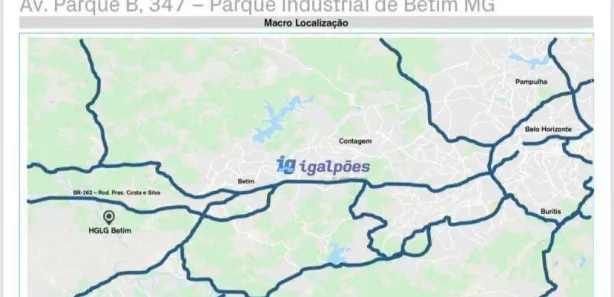 Galpão/Depósito/Armazém para alugar, 34167m² no Morada do Trevo, Betim