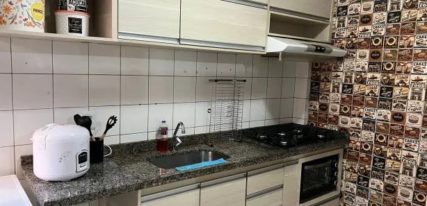 Apartamento com 2 Quartos para alugar, 48m² no Vila Maria, Aparecida de Goiânia