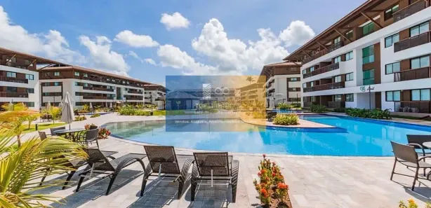 Flat com 2 Quartos para alugar, 65m² no Porto de Galinhas, Ipojuca