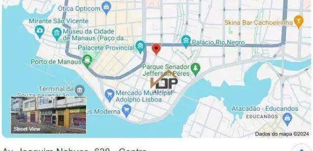 Ponto Comercial à venda, 378m² no Centro, Manaus