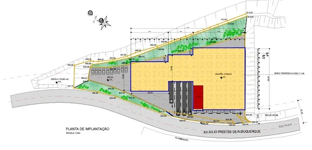 Galpão/Depósito/Armazém para venda ou aluguel, 2100m² no Embu Mirim, Itapecerica da Serra