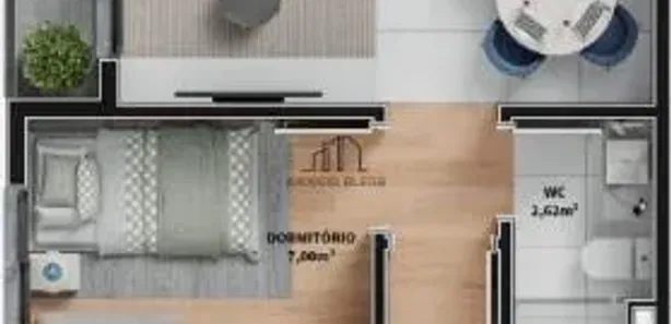 Apartamento com 3 Quartos à venda, 55m² no Aeroclube, Montenegro