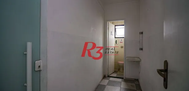 Sala Comercial para alugar, 44m² no Gonzaga, Santos