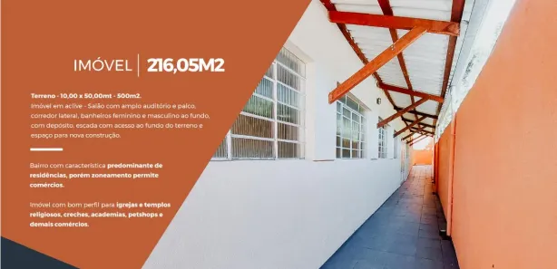 Sala Comercial com 1 Quarto à venda, 216m² no Mogi Moderno, Mogi das Cruzes