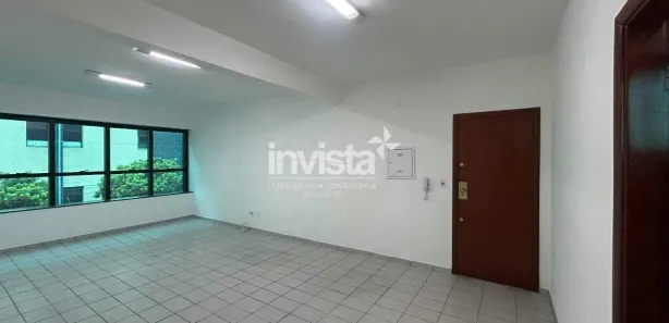 Sala Comercial com 1 Quarto para alugar, 45m² no Macuco, Santos