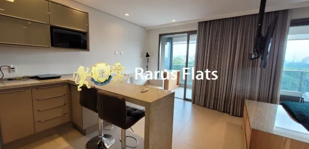 Flat com 1 Quarto para alugar, 50m² no Pinheiros, São Paulo