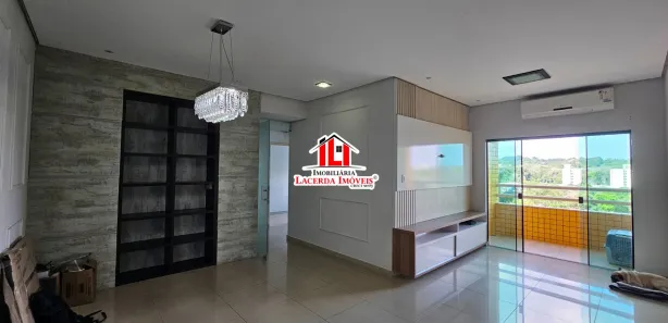 Apartamento com 3 Quartos para alugar, 96m² no Ponta Negra, Manaus