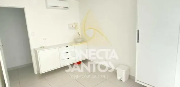 Sala Comercial para alugar, 80m² no Macuco, Santos