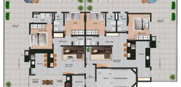 Apartamento com 2 Quartos à venda, 51m² no Lourdes, Belo Horizonte
