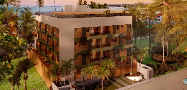 Apartamento com 1 Quarto à venda, 20m² no Ponta de Serrambi, Ipojuca