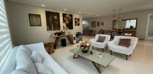 Casa de Condomínio com 5 Quartos para venda ou aluguel, 500m² no Busca Vida (Abrantes), Camaçari