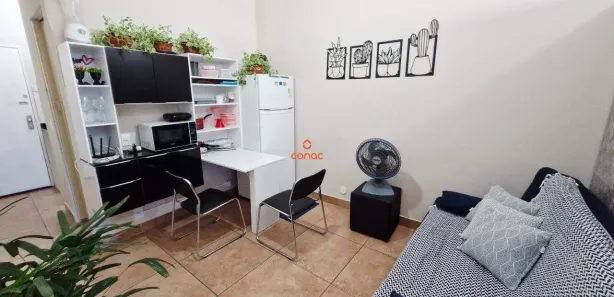 Apartamento com 1 Quarto para alugar, 25m² no Catete, Rio de Janeiro