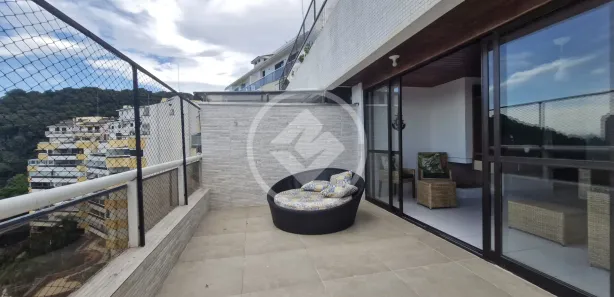 Cobertura com 4 Quartos para alugar, 136m² no Balneário Mar Casado, Guarujá
