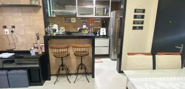 Apartamento com 2 Quartos para alugar, 48m² no Caji, Lauro de Freitas
