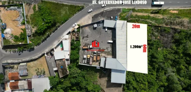 Lote/Terreno à venda, 1200m² no Lago Azul, Manaus