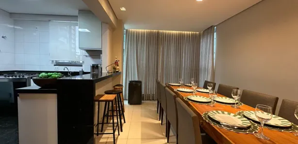 Apartamento com 3 Quartos para alugar, 95m² no Lourdes, Belo Horizonte