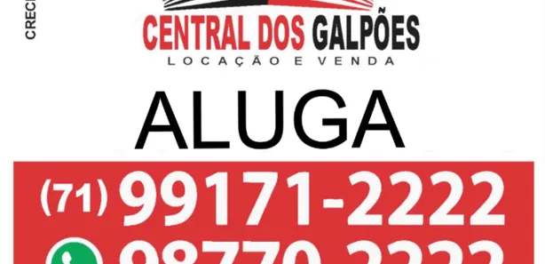 Galpão/Depósito/Armazém para alugar, 2000m² no Parque das Palmeiras, Camaçari