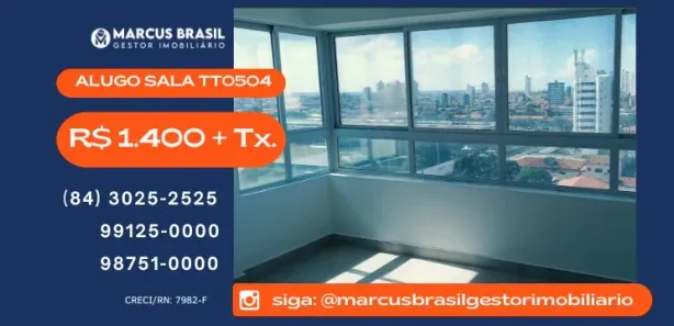 Sala Comercial para alugar, 34m² no Lagoa Nova, Natal