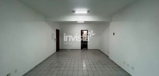 Sala Comercial com 1 Quarto para alugar, 45m² no Macuco, Santos