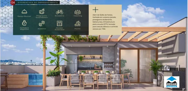 Apartamento com 3 Quartos à venda, 77m² no Coração Eucarístico, Belo Horizonte