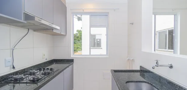 Apartamento com 2 Quartos para alugar, 41m² no Jardim Itaqui, Campo Largo