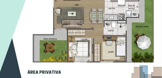 Apartamento com 2 Quartos à venda, 43m² no Diamante (Barreiro), Belo Horizonte