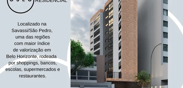 Prédio Comercial com 2 Quartos à venda, 63m² no São Pedro, Belo Horizonte