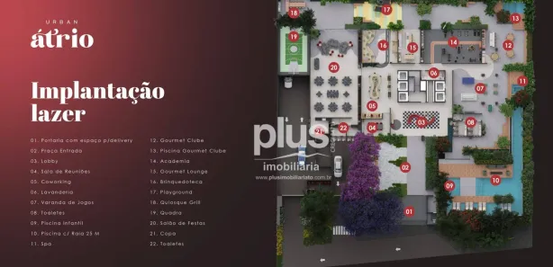 Cobertura com 3 Quartos à venda, 161m² no Plano Diretor Sul, Palmas