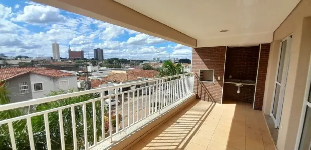 Apartamento com 3 Quartos para venda ou aluguel, 102m² no Centro, Araraquara