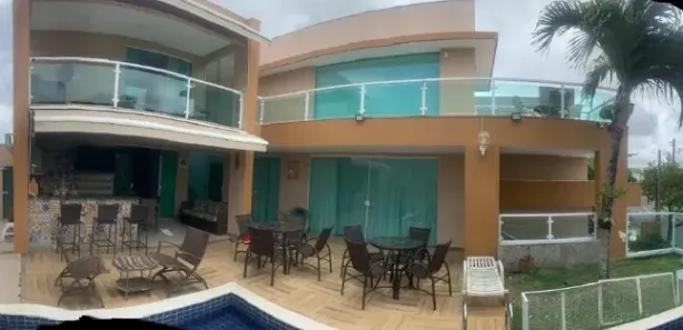 Casa de Condomínio com 4 Quartos para venda ou aluguel, 286m² no Alphaville (Abrantes), Camaçari