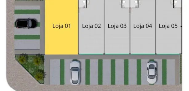 Ponto Comercial para alugar, 64m² no Vila Rosa, Goiânia