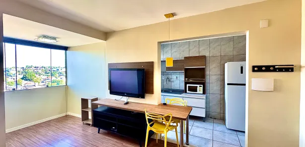 Apartamento com 1 Quarto para alugar, 53m² no Ideal, Novo Hamburgo
