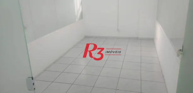 Sala Comercial para alugar, 115m² no Gonzaga, Santos