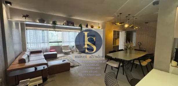 Apartamento com 3 Quartos para alugar, 138m² no Pituba, Salvador