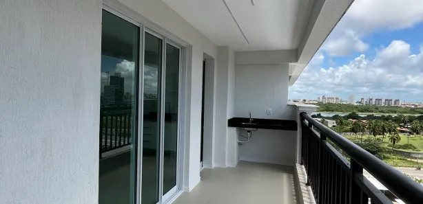 Apartamento com 3 Quartos para alugar, 80m² no Ponta Negra, Natal