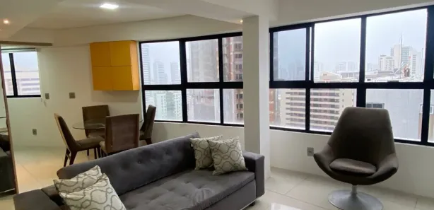 Apartamento com 1 Quarto para alugar, 57m² no Boa Viagem, Recife