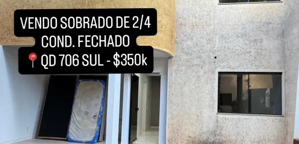 Casa de Condomínio com 2 Quartos à venda, 85m² no Plano Diretor Sul, Palmas