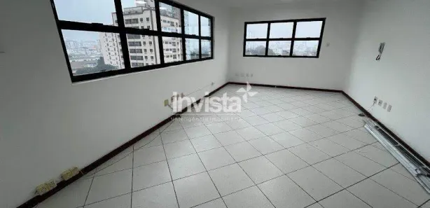 Sala Comercial para alugar, 38m² no Aparecida, Santos