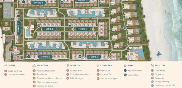 Apartamento com 3 Quartos à venda, 78m² no , Ipojuca