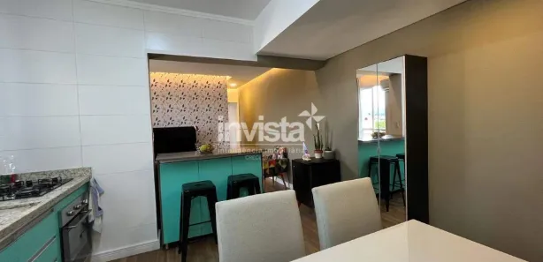 Apartamento com 2 Quartos à venda, 56m² no Encruzilhada, Santos