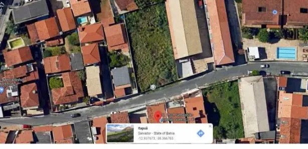 Lote/Terreno à venda, 1000m² no Itapuã, Salvador
