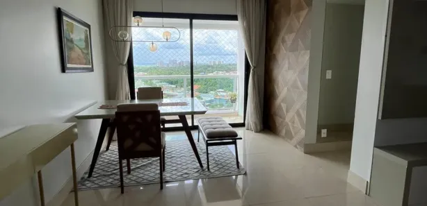 Apartamento com 3 Quartos para alugar, 98m² no Ponta Negra, Manaus