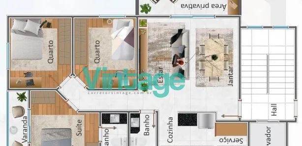 Apartamento com 3 Quartos à venda, 94m² no Diamante (Barreiro), Belo Horizonte