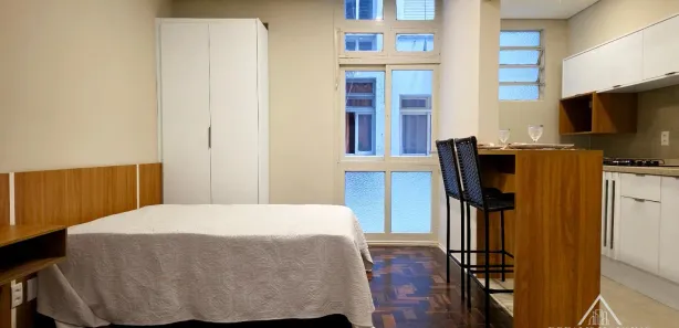 Apartamento com 1 Quarto à venda, 28m² no Farroupilha, Porto Alegre