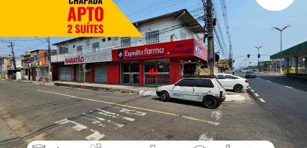 Apartamento com 2 Quartos para alugar, 180m² no Chapada, Manaus