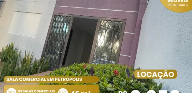 Sala Comercial para alugar, 45m² no Rocas, Natal
