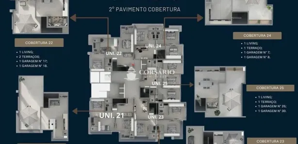 Cobertura com 3 Quartos à venda, 121m² no , Matinhos