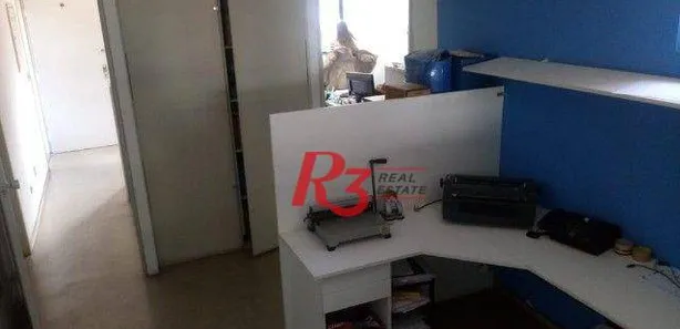 Sala Comercial para alugar, 170m² no Vila Belmiro, Santos